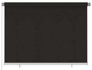 Venkovní roleta 205 (Š) x 140 (V) cm hnědá HDPE 312972
