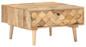 Konferenční stolek 68 x 68 x 38 cm masivní mangovníkové dřevo