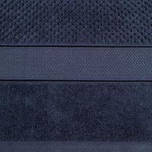 Bavlněný froté ručník s proužky JESSICA 50x90 cm, modrá, 500 gr Mybesthome