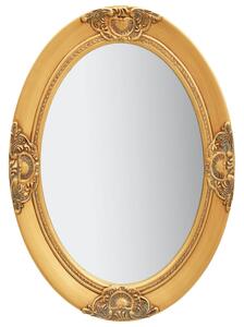 Nástěnné zrcadlo barokní styl 50 x 70 cm zlaté