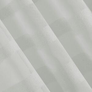 Stříbrná záclona na kroužcích Efile 140x250 cm
