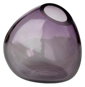 Skleněná fialová váza Boulder Pols Potten