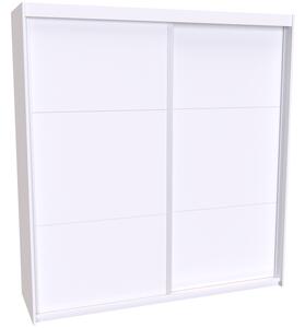 Skříň MAXIM 2 s posuvnými dveřmi Varianta barvy: Bílá, Šířka: 120 cm