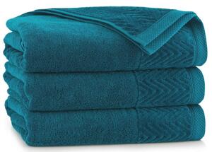 Egyptská bavlna ručníky a osuška Loira - tmavě tyrkysová Velikost: ručník 50 x 90