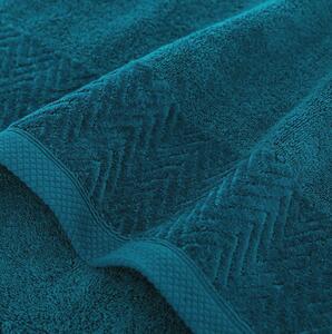 Egyptská bavlna ručníky a osuška Loira - tmavě tyrkysová Velikost: osuška 70 x 140