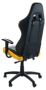 CorpoComfort Herní židle FIGHTER - žlutá