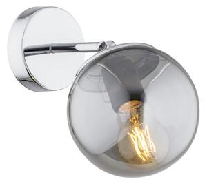 Argon 3989 - Nástěnná lampa SATELITE 1xE27/15W/230V lesklý chrom/šedá AR3989