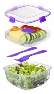 Salátový box Sistema Salad To Go 1,1L Barva: světle zelená