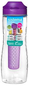 Láhev Sistema Tritan Infuser Bottle 800ml Barva: růžová