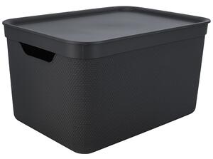 ROTHO Úložný box JIVE DECO 16 l, antracit