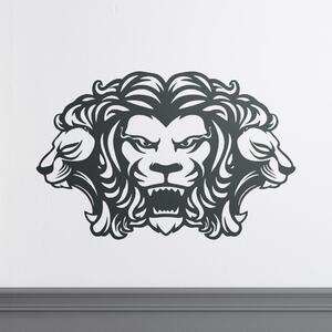 Živá Zeď Samolepka Lev král zvířat