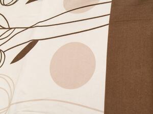Bavlněné povlečení CAPONE krémové + povlak na polštářek 40 x 50 cm zdarma