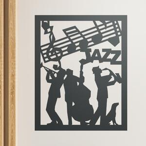 Živá Zeď Samolepka Jazzová kapela