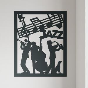 Živá Zeď Samolepka Jazzová kapela