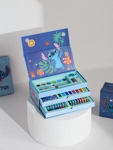 Sinsay - Sada výtvarných potřeb v organizéru 52 pack Stitch - modrá
