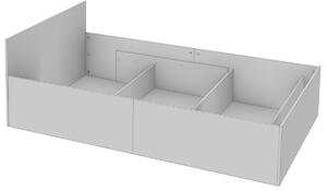 Ak furniture Postel CLP 90x200 cm s roštem i matraci dub sonoma