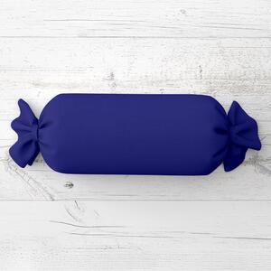 Biante Polštář válec bonbon Rongo RG-078 Královská modrá 15x40 cm