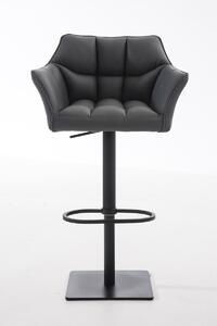 Barová židle Damas B1 ~ koženka, černý rám Barva Šedá