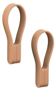 Béžové silikonové poutko 2 ks Loop – Zone
