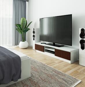 Ak furniture TV stolek Ronon 160 cm bílý/venge