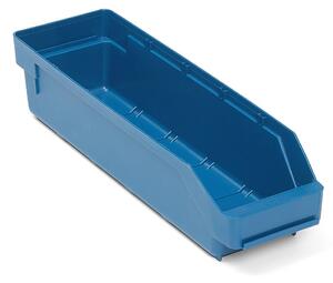 AJ Produkty Skladová nádoba REACH, 400x120x95 mm, modrá