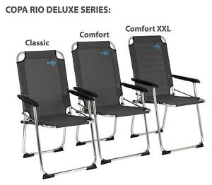 Křeslo Bo-Camp Copa Rio Comfort Deluxe XXL Barva: šedá