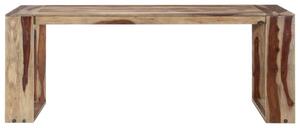Jídelní stůl 200 x 100 x 76 cm masivní sheeshamové dřevo
