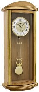 Nástěnné kyvadlové hodiny 5015/18 AMS 66cm řízené rádiovým signálem DCF s odbíjením