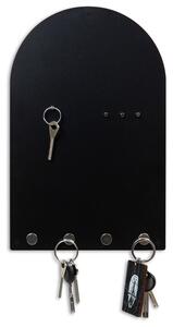 Miiko Design Magnetická tabule na klíče Arch, černá