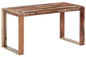 Jídelní stůl 140 x 70 x 76 cm masivní sheeshamové dřevo