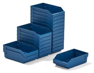 AJ Produkty Skladová nádoba REACH, 300x180x95 mm, bal. 20 ks, modrá