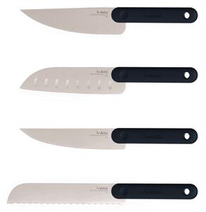 Trebonn sada kuchyňských nožů černá 4 ks