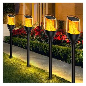 LED venkovní solární lampa pochodeň - 65cm BERGE
