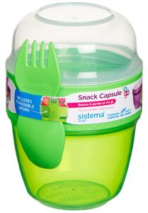 Box na potraviny Sistema Snack Capsule TO GO 515ml Barva: zelená