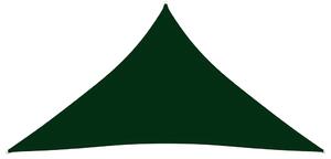 Stínící plachta oxfordská látka trojúhelník 3x4x4m tmavě zelená