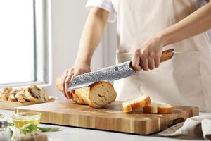 Nůž na pečivo XinZuo Lan B37 8.5" Těhotnej kuchař
