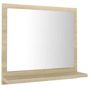 Koupelnové zrcadlo dub sonoma 40 x 10,5 x 37 cm dřevotříska