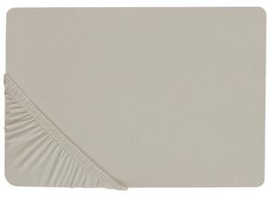 Prostěradlo s gumou JANBU Bavlna 140 x 200 cm Taupe
