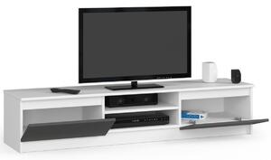 Ak furniture TV stolek Ronon 160 cm bílý/grafit šedý