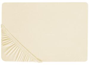 Prostěradlo s gumou JANBU Bavlna 90 x 200 cm Žlutá