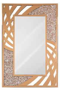 Zrcadlo v ozdobném ažurovém rámu s drobnými krystaly