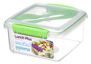 Box na svačinu Sistema Lunch Plus To Go 1,2L Barva: světle zelená