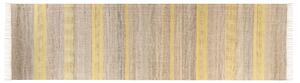 Jutový koberec 80 x 300 cm béžový/žlutý TALPUR