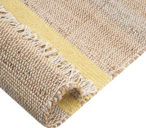 Jutový koberec 160 x 230 cm béžový/žlutý TALPUR