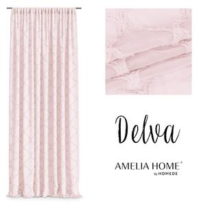 Záclona AmeliaHome Delva růžová