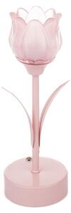 Stolní lampa TULIPÁN růžová