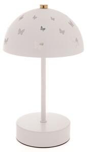 Stolní lampa MOTÝLEK bílá