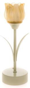 Stolní lampa TULIPÁN zelená/žlutá