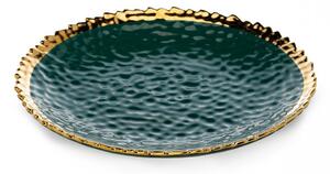 DekorStyle Keramický talíř Kati 20 cm zelený