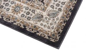 Makro Abra Kusový koberec klasický DUBAI L427B antracitový Rozměr: 250x350 cm